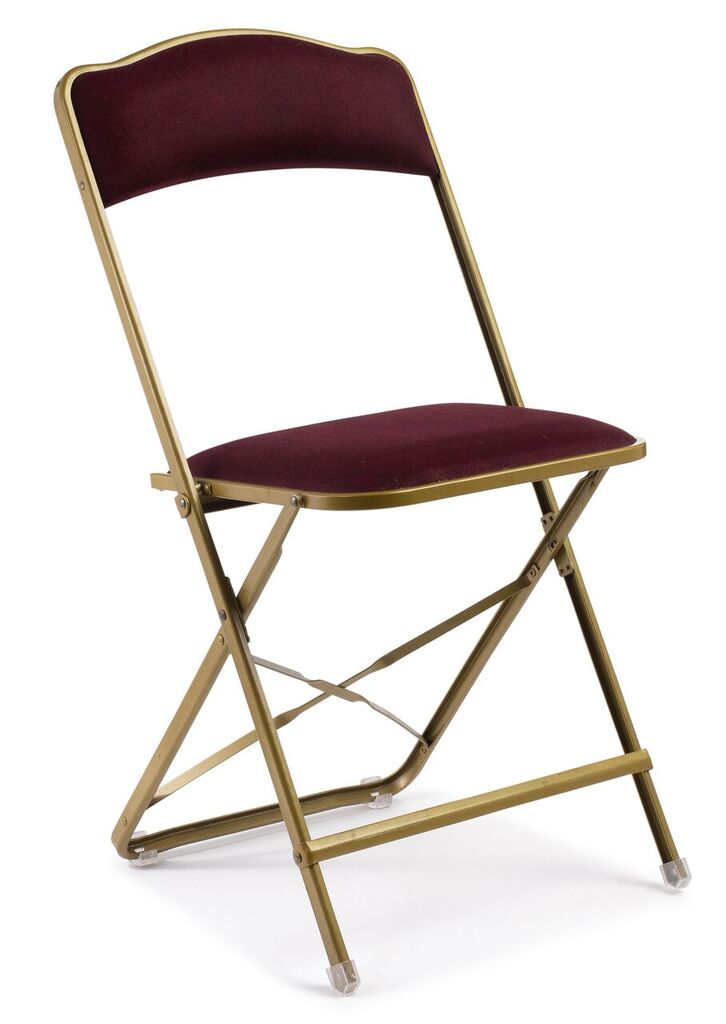 Fritz Style Premium Party Bridge Chair Gold Frame